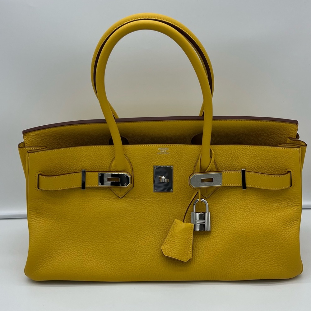 Authentic Hermes Clemence leather JPG birkin 42cm - Picture 3 of 15
